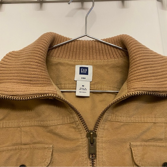 Gap Brushed Cotton Jacket Women’s Size Medium - Picture 4 of 7